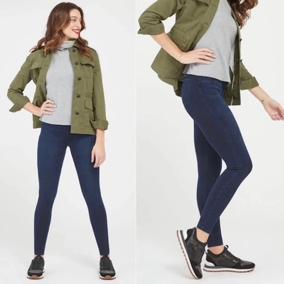 SPANX‎ Jean-ish Ankle Leggings in Twilight Rinse - Picture 14 of 14